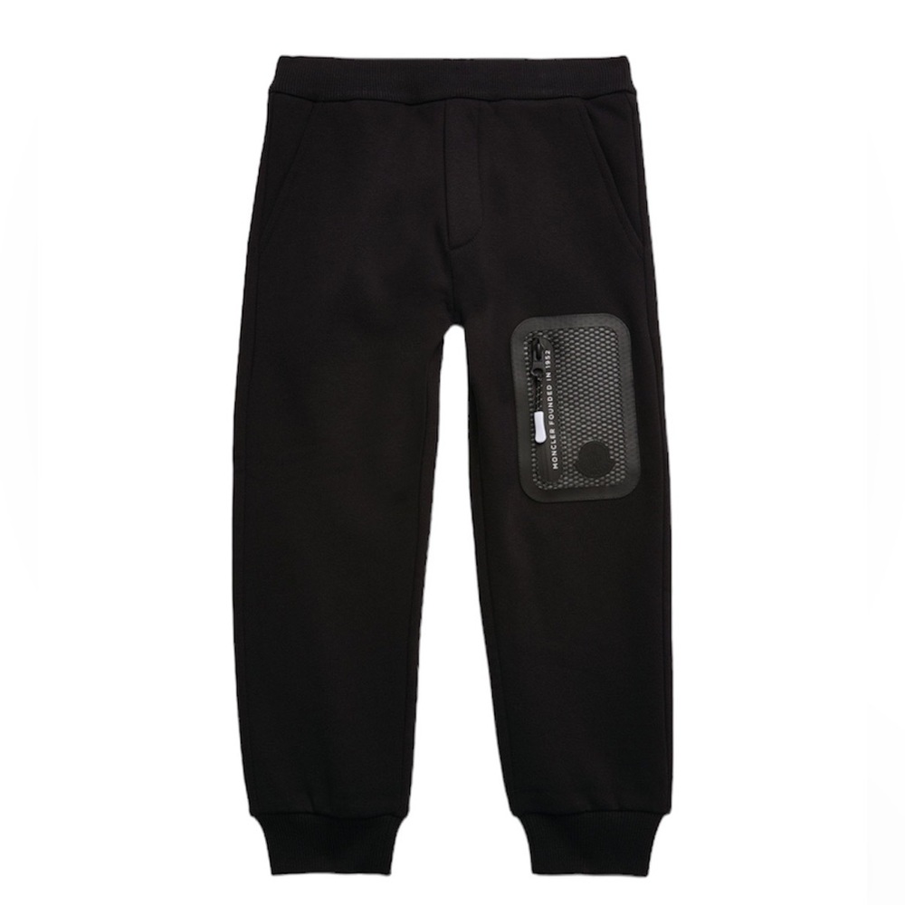 Moncler kids logo pocket joggers